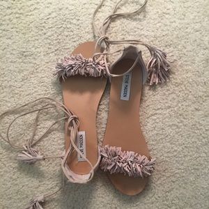 Steven Madden lace up sandals